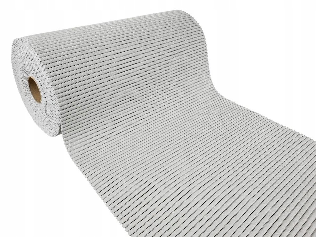 Antislip Badkamermat PVC 65x170cm - Zacht en Duurzaam Grijs
