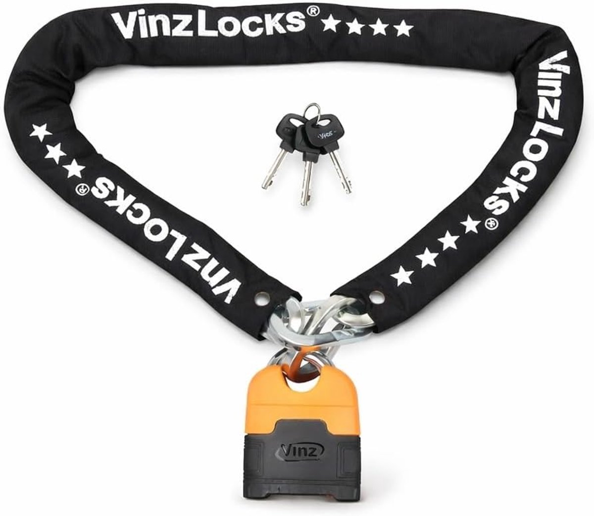 Motorlock kettingslot 120 cm - 11 mm dikte - ART 4 gecertificeerd - optimale beveiliging voor motor en scooter