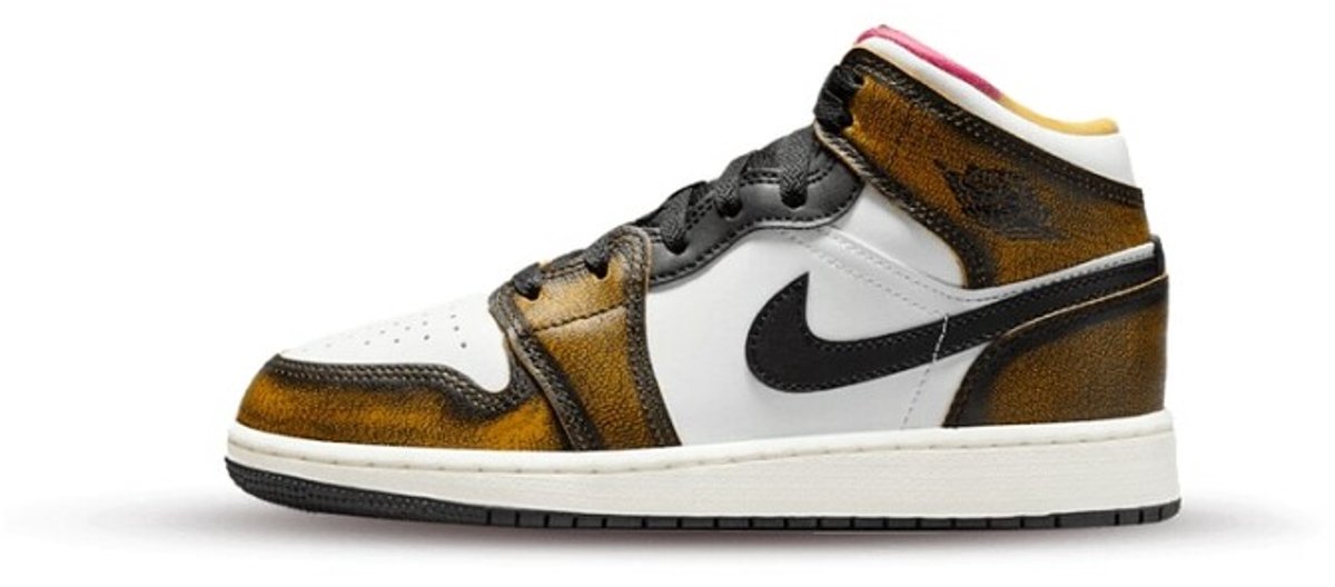 Nike Air Jordan 1 MID SE Sneakers Taxi Tail – Unisex Multicolor