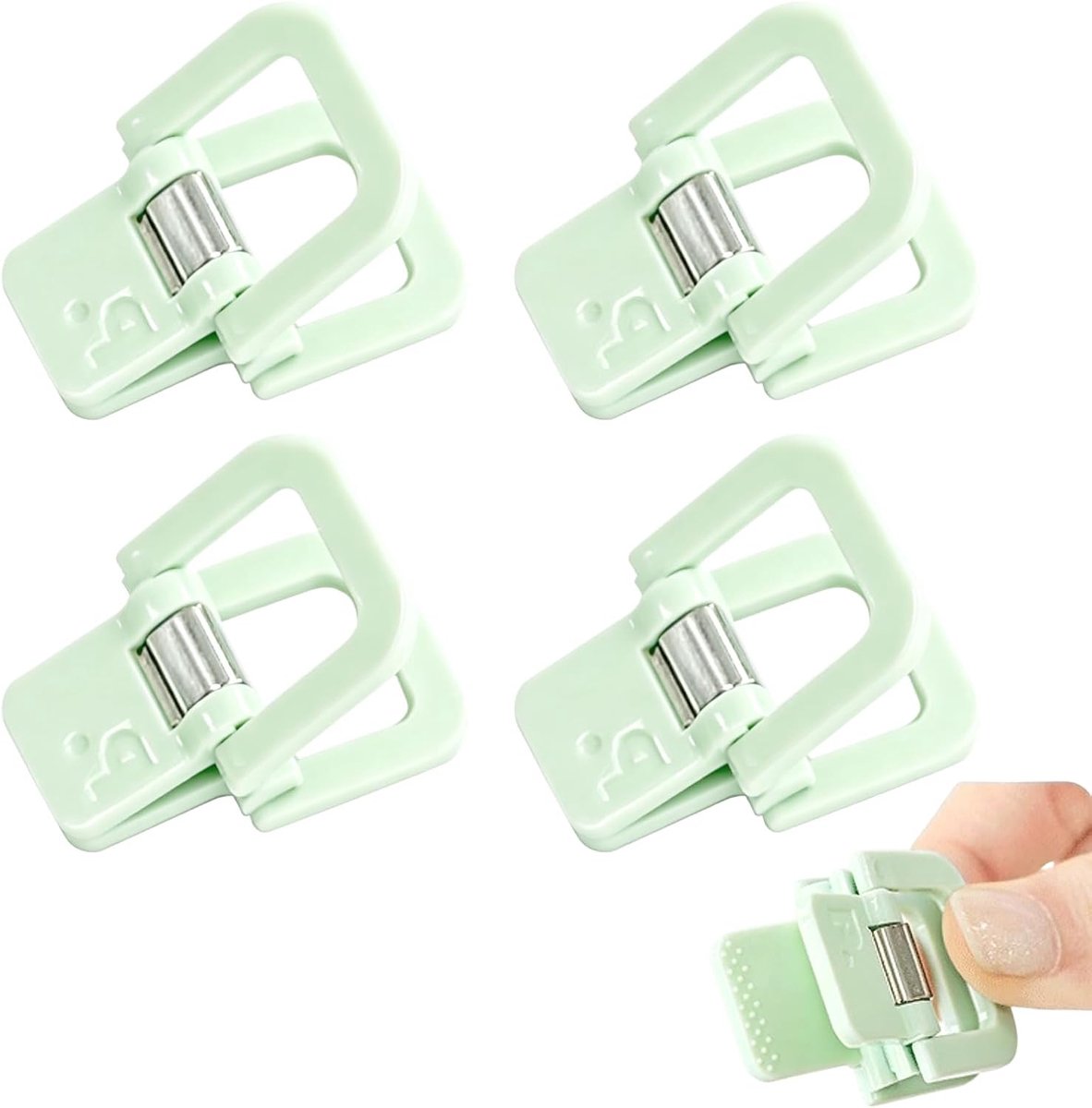 Vouwklemmen 2,8 cm - kunststof - antislip - ideaal voor kantoor en school - ShopVlot