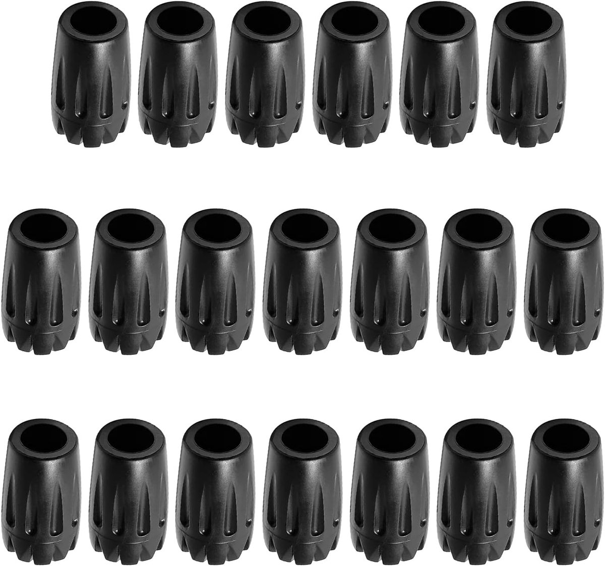 Wandelstokmatten 20 Stuks - Slijtvast PVC - Antislipontwerp - Verbeter grip en stabiliteit - ShopVlot