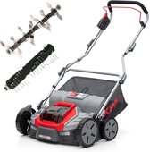 IKRA Bosch 36 V 3-in-1 accu-verticuteermachine en gazonbeluchter IB-SR 36, inclusief twee rollen – exclusief accu en oplader