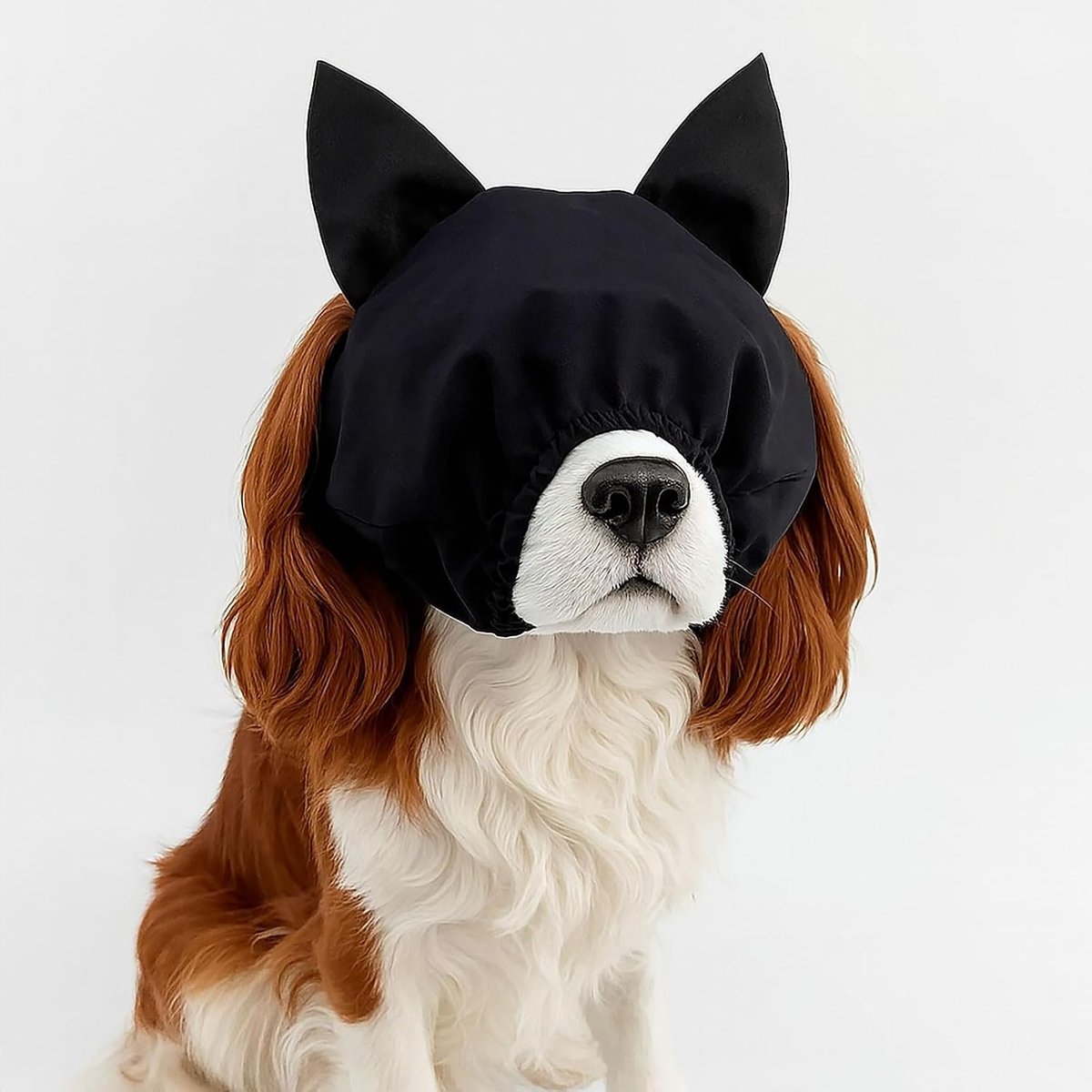 Hondenkalmerende pet angstmasker, schaduwoogbedekking voor honden voor verzorging en autoziekte, ademende nylon - ShopVlot