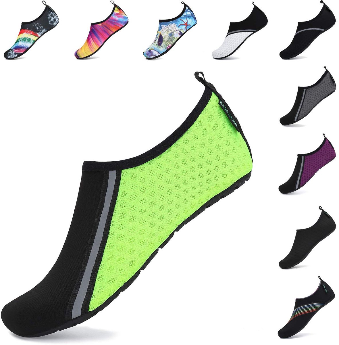 Saguaro unisex badschoenen voor heren en dames, sneldrogend, waterschoenen, outdoor aquaschoenen, 37-47 EU, 44/45 EU - ShopVlot