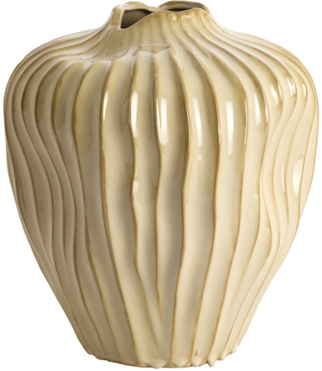 Light&living Vaas deco Ø26x40 cm VECHHIA keramiek licht bruin
