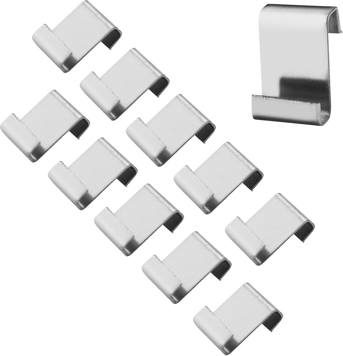 40 Pcs Z-Shaped Clamps for Greenhouse Windows, Stainless Steel Greenhouse Glass Clips, Window Clamps and Glass Window - ShopVlot
