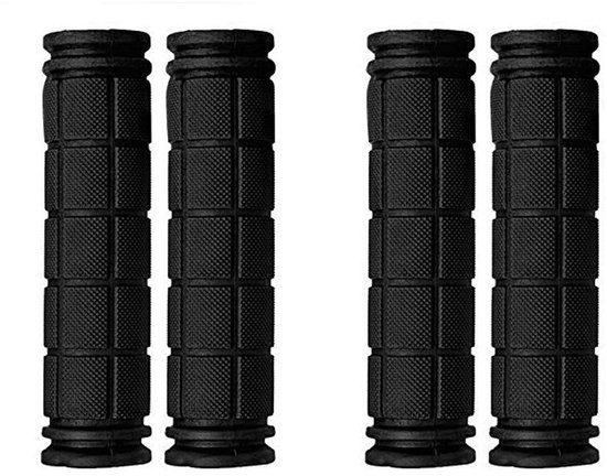 Fietsgrips van zacht rubber, antislip, voor fiets/MTB/BMX (2 paar) — afbeelding 4