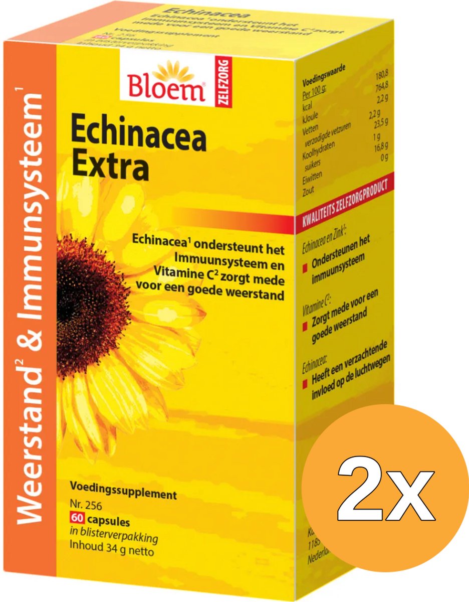 2x Bloem Echinacea (60 capsules)