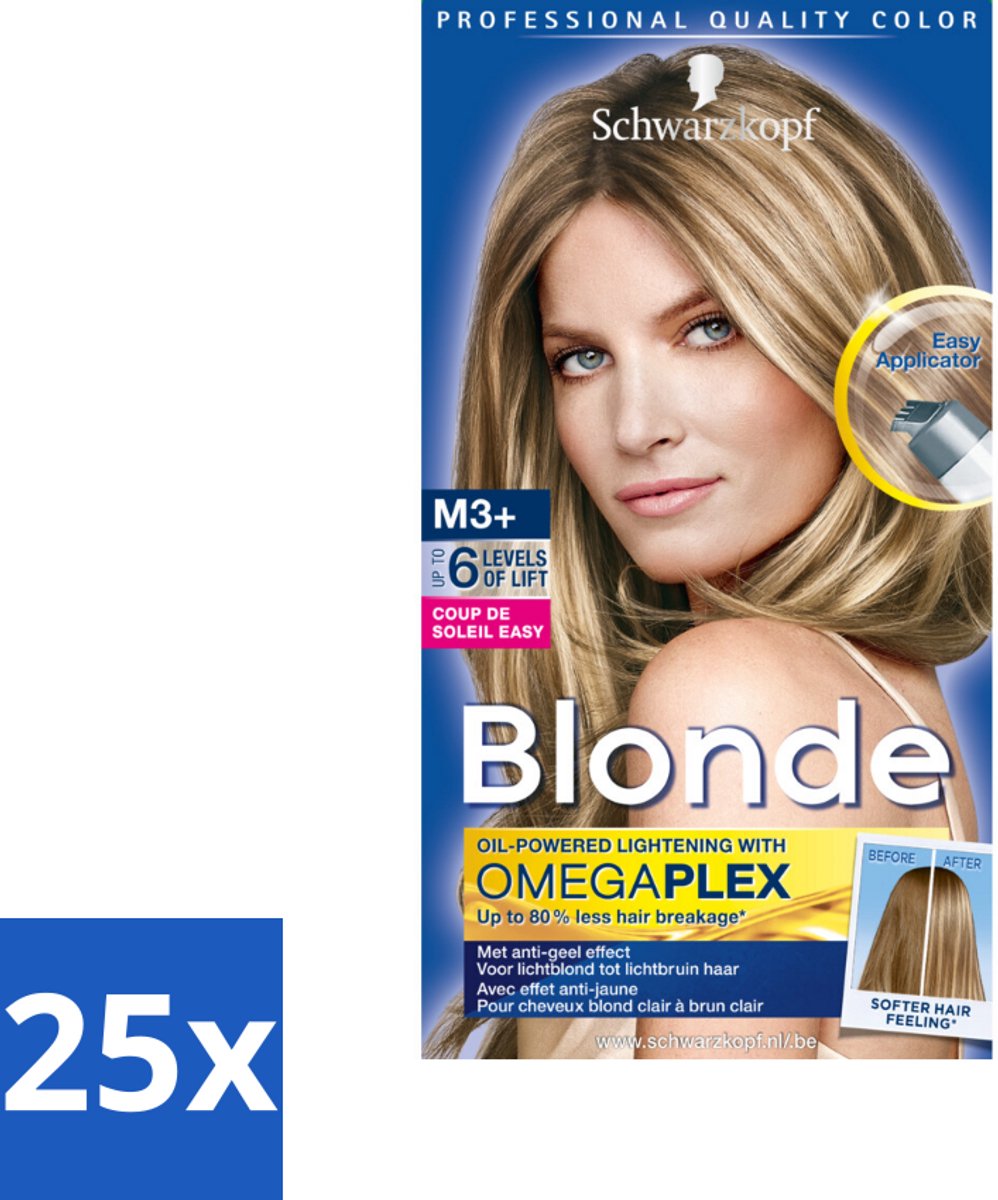 Schwarzkopf - Haarverf - Coupe de Soleil Easy Highlighter M3+ - Bulkverpakking - 25 stuks