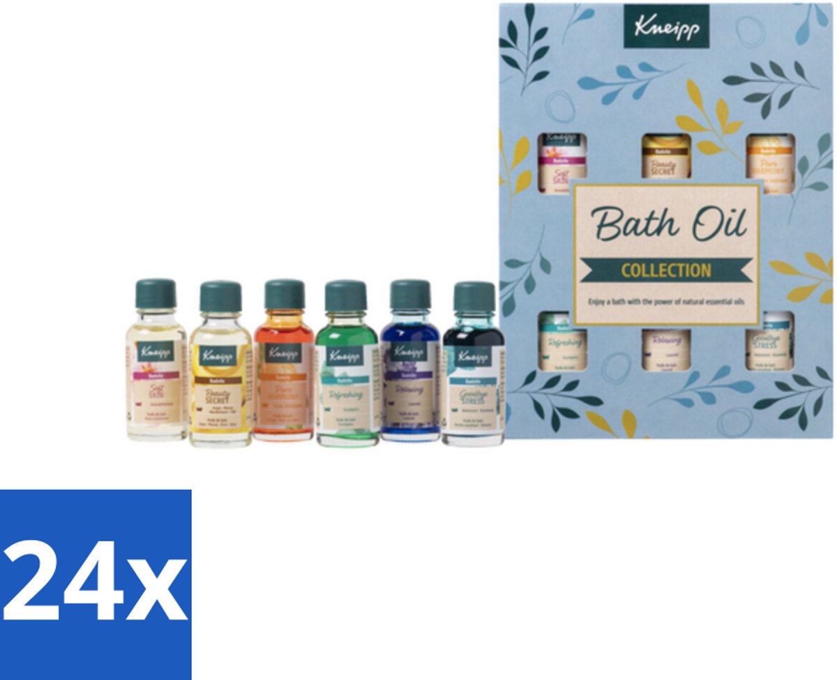 24 x Kneipp - Geschenkset Badolie - Giftset - Badproducten - Badolie - Wellness - Ontspanning - Cadeau