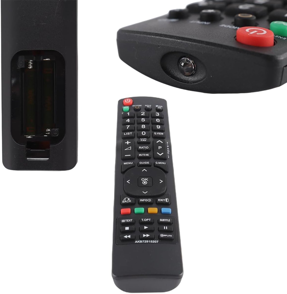 Vervangende afstandsbediening AKB72915207 - ergonomisch ontwerp - infrarood technologie - compatibel met LG tv's - ShopVlot