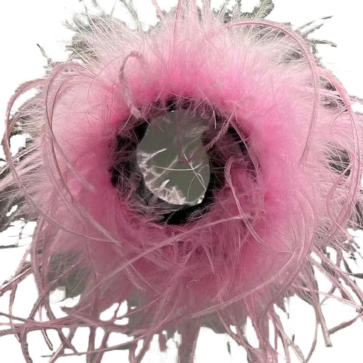 Vrouwelijke Cuffs 2 Stuks - Elegante Struisvogelveren - Lichte en Comfortabele Armbanden - Perfect voor Feestjes - ShopVlot