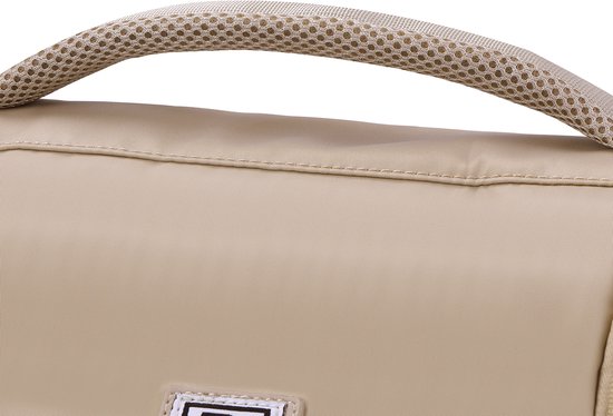 Brisby Koeltas 11 Liter - Lunchtas - Kolftas - Inclusief 2 Koelelementen - Dubbel Compartiment - 4-Laags Geïsoleerd - Waterafstotend - Natural Champagne van Brisby — afbeelding 4