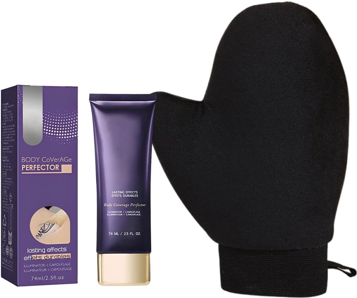 Been-make-up, waterdicht, met handschoenen, bodymake-up, waterdicht, voor benen en lichaam, tattoo cover up make-up - ShopVlot