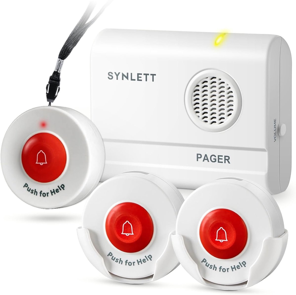Care pager with 3 wireless call buttons for seniors - ShopVlot