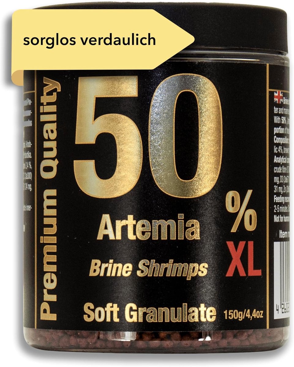 Premium XL Fish Food Aquarium with 50% Artemia [For Growth and Colour Expectation] - ShopVlot