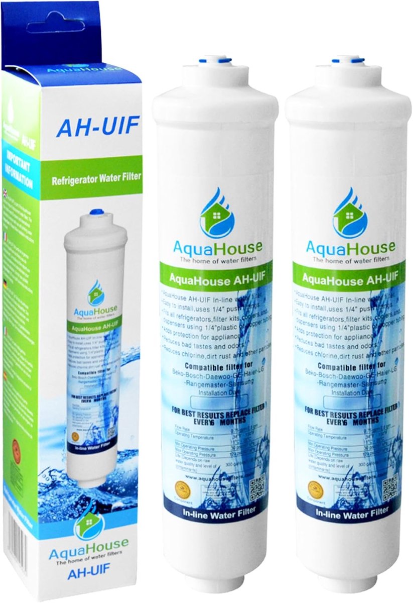 AquaHouse UIFH 0060823485A Kemflo Aquatic Kompatibel Water Filter for Haier, CDA, Firstline, Frigistar Refrigerators - ShopVlot