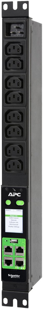 APC Easy PDU Metered 1U 16A 230V (8)C13