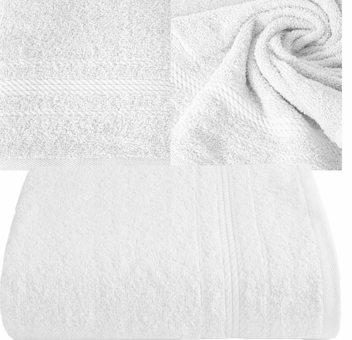 Luxe Badhanddoek 70x140 cm Wit 450 gsm - Zacht en Absorberend