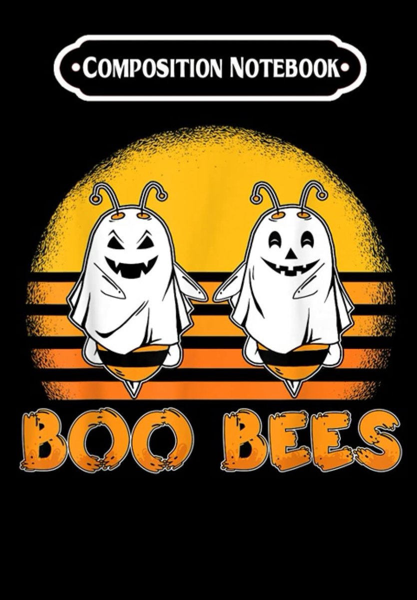 Notitieboek Halloween Boobees 6 x 9 - Vintage ontwerp - 100 pagina's gelinieerd - Perfect voor creatieve schrijvers - ShopVlot