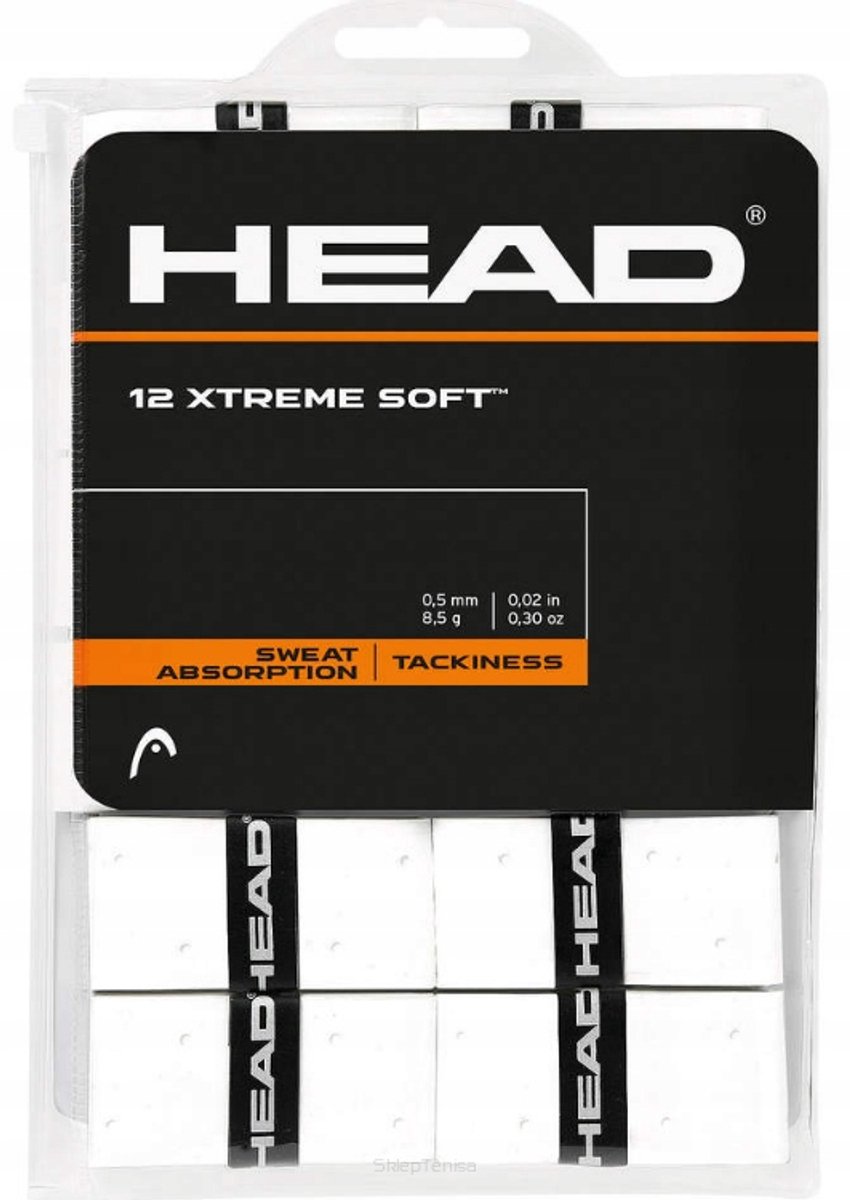 HEAD Xtreme Soft Tennis Grips 12 stuks Wit