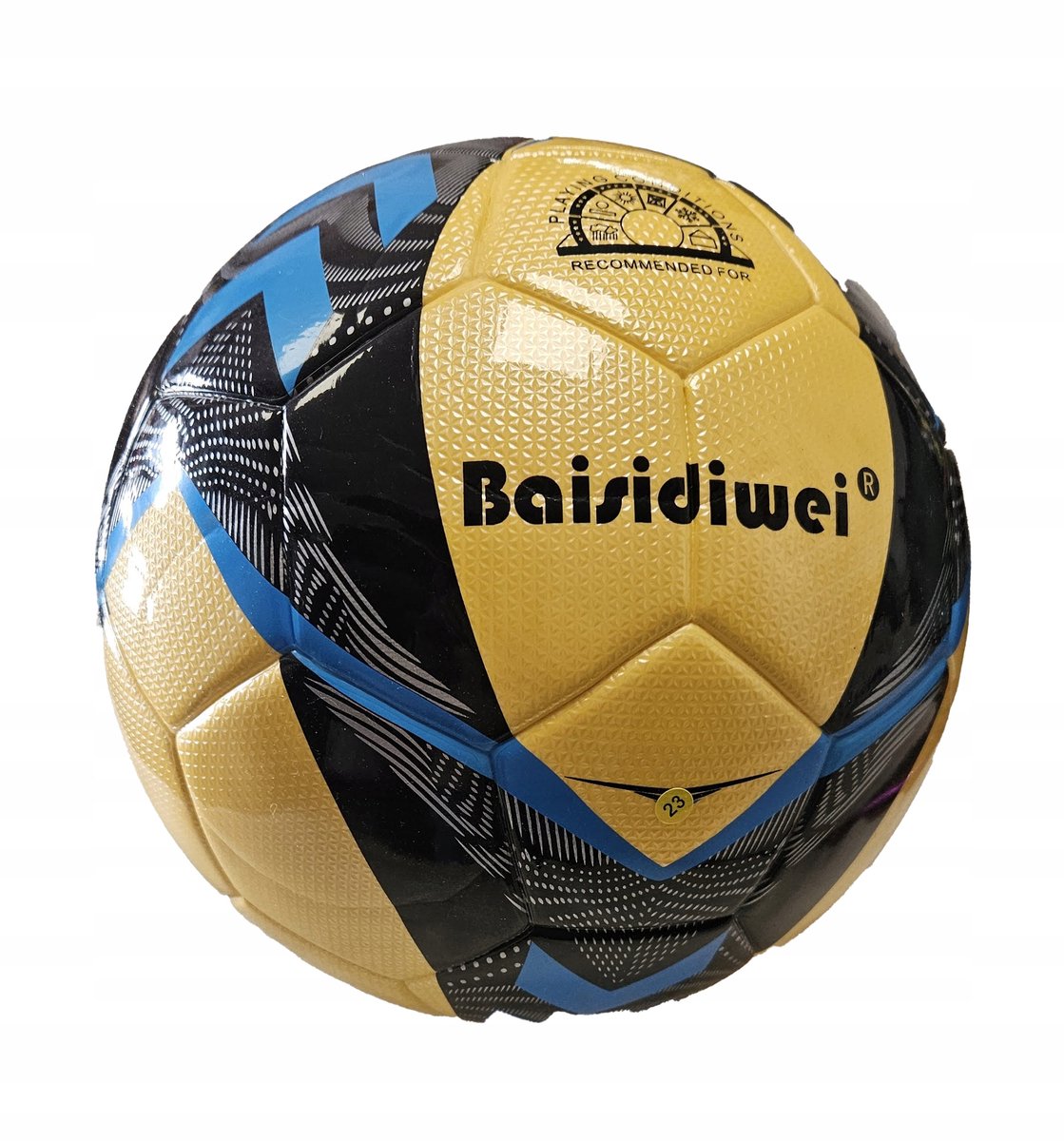 Baisidewei Maat 5 Voetbal, Sterk Gelijmd, E2040, Geschikt voor Alle Omstandigheden