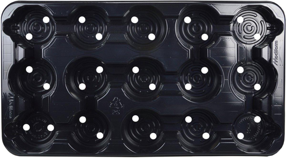 Transportpallet voor Potten 10/15 - 10 Stuks - Zwart