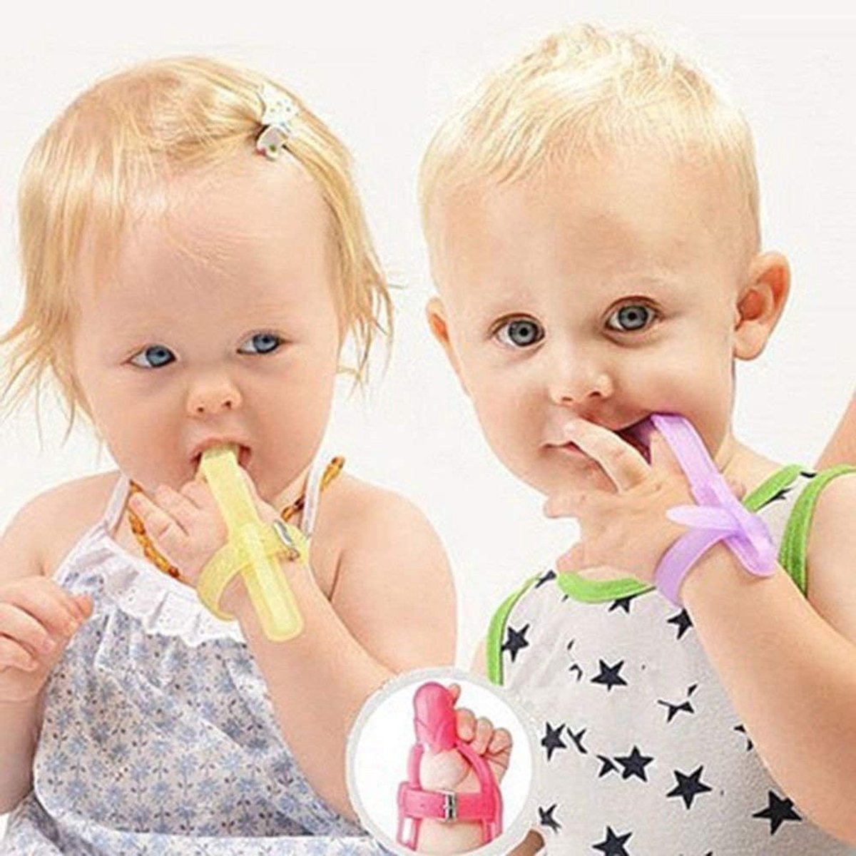 Duimzuigstopper voor baby - verstelbaar - siliconen materiaal - beschermt de duim - ShopVlot