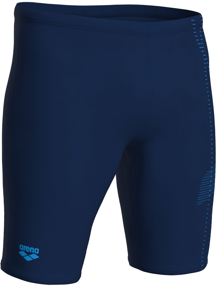 Arena Heren Zwemjammer Asymmetrical Design Navy Turquoise