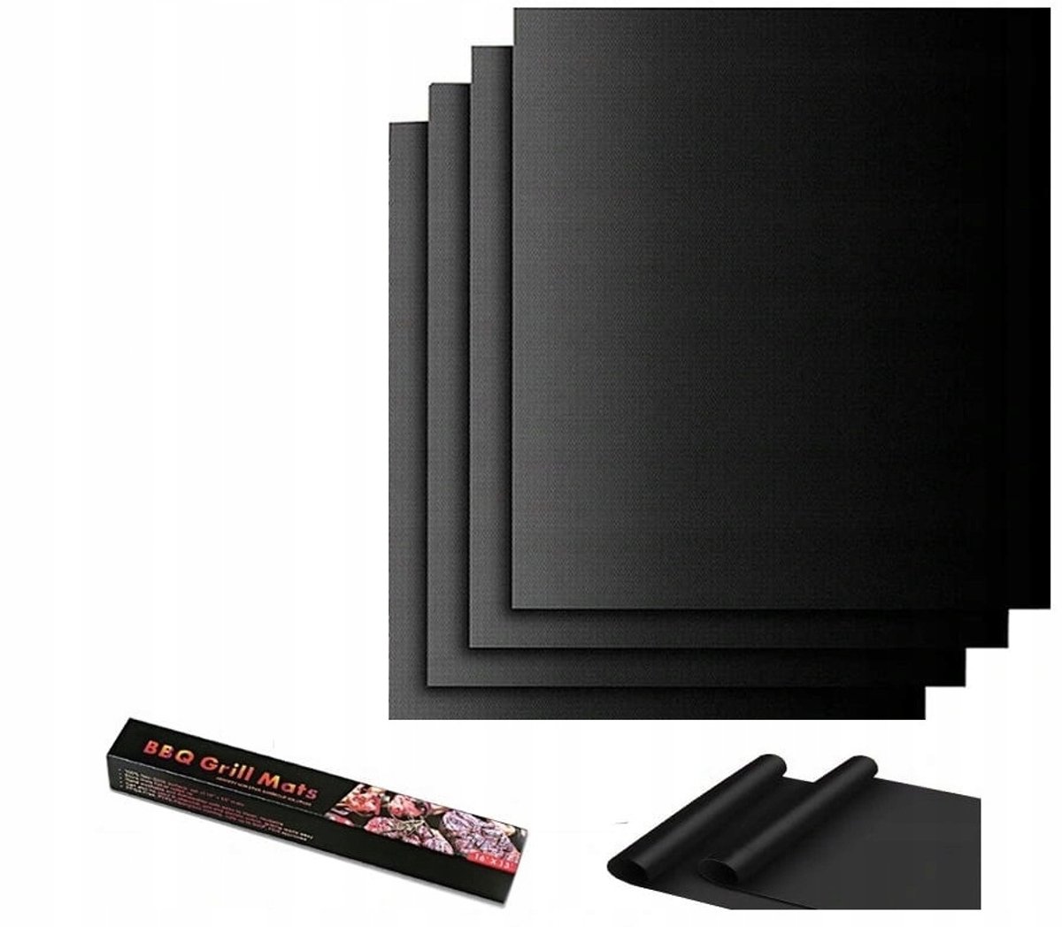 4x Herbruikbare Teflon Grillmat & Bakplaat voor Oven