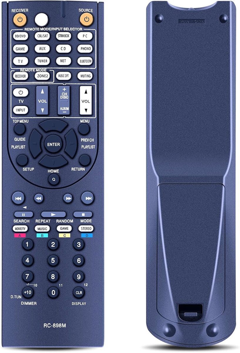 Replacement Remote Control RC-898M for Onkyo TV TX-NR636 TX-NR545 TX-NR646 TX-NR747 - ShopVlot