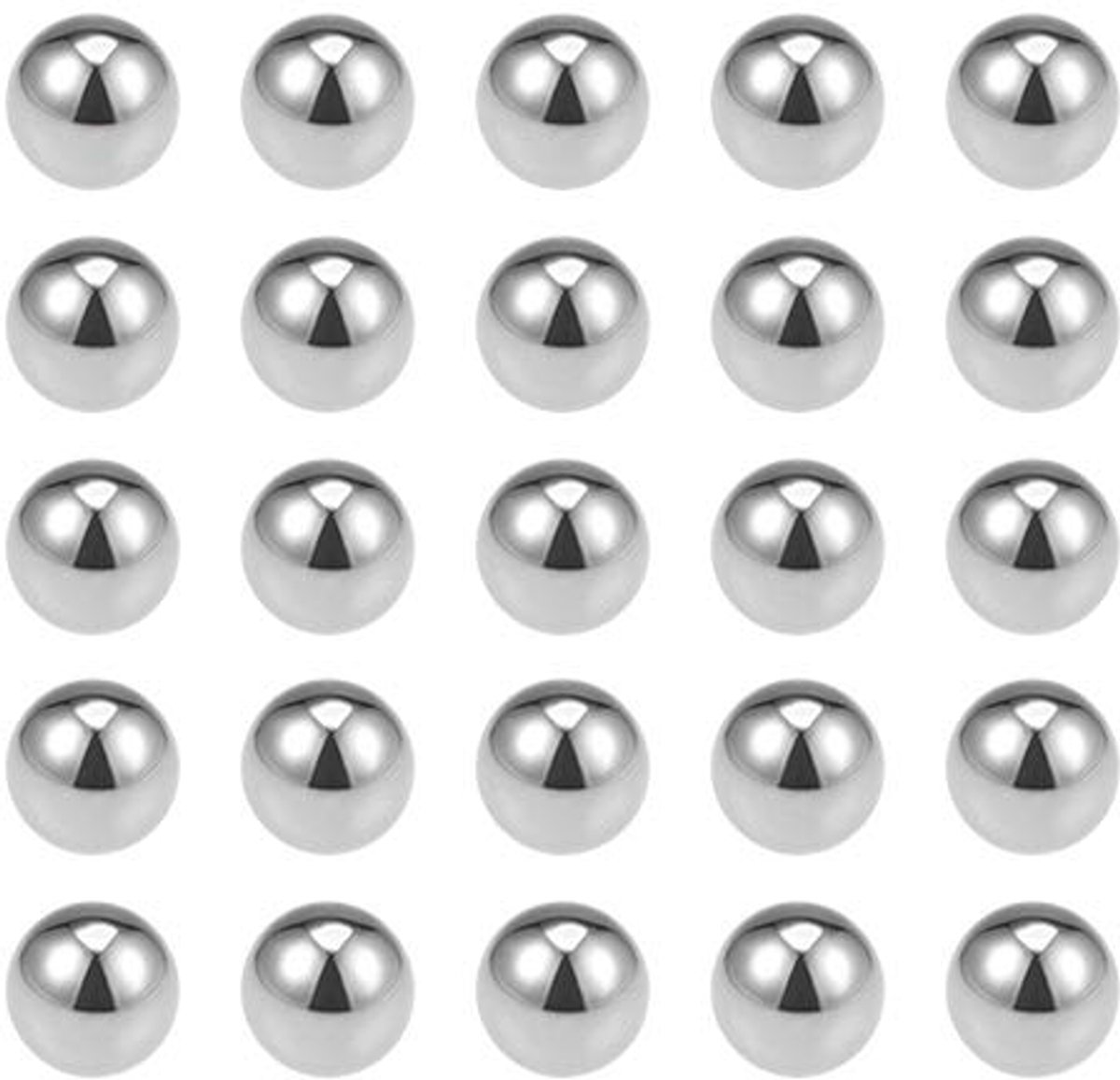 sourcing map 25 pcs ball bearings 3/16 inch chrome steel G10 precision 60-63 HRC - ShopVlot