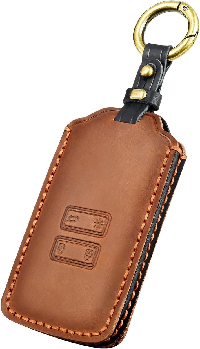 Key Case Cover Leather Car Key Case for Renault Clio Dacia Duster Espace 5 Talisman Megane Grand Scenic Kadjar Women - ShopVlot