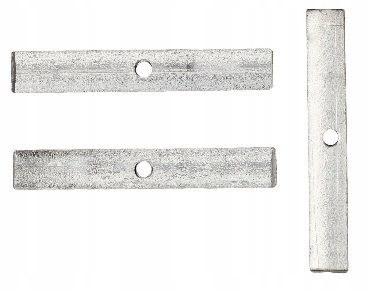 Aluminium tape 10cm, 1kg, voor kabelbevestiging, met gat