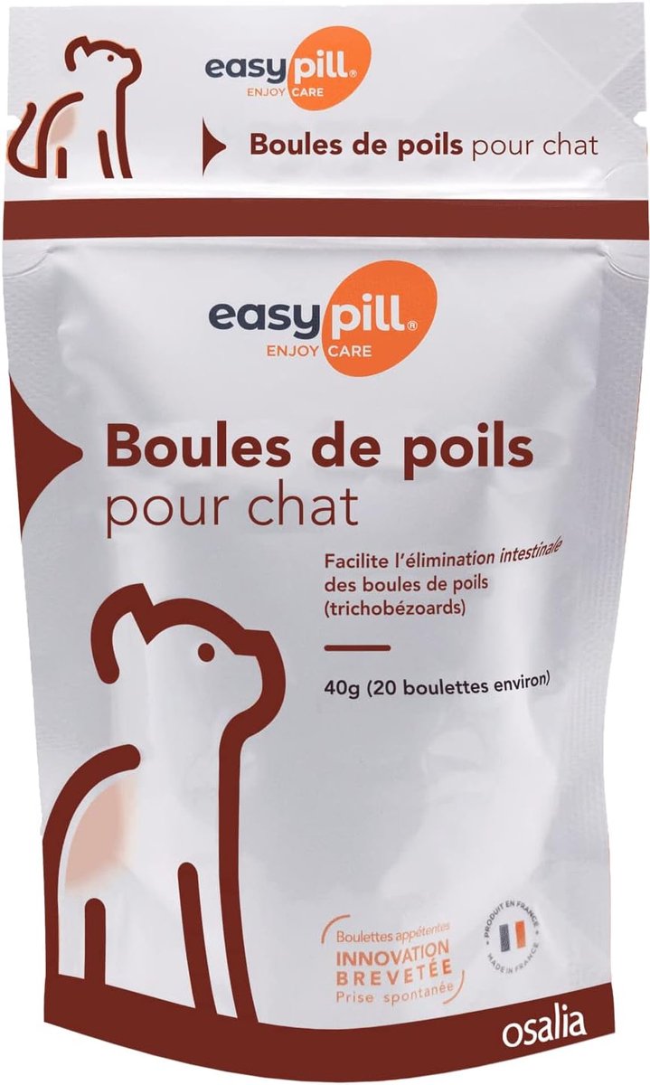 Haarbal poeder 20 x 2 g - Natuurlijke samenstelling - Eenvoudige dosering - Ideaal voor katten - ShopVlot