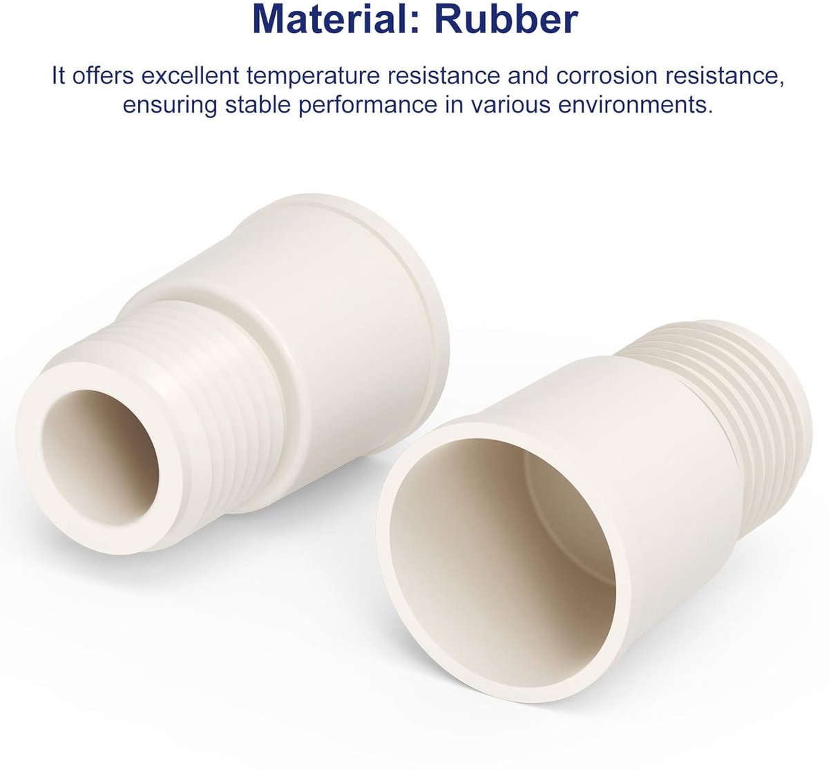 Rubber Stoppen 24# - Set van 10 - Stepped Flange Collar - Veilige afsluiting voor laboratoriumglaswerk - ShopVlot