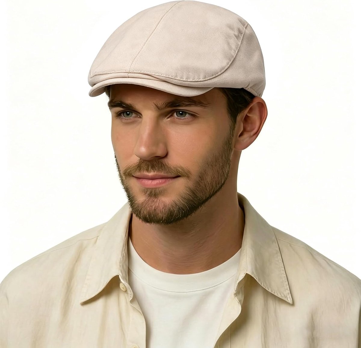 Heren zomer Ivy pet met klep ballonmuts katoen flatcap schuifpet