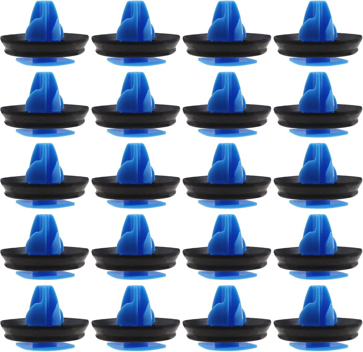 20 stks Zijskirt Zijdorpel Clip Deur Trim Strip Clip Achteras Boog Houder Klinknagel Vervanging 735537083 Compatibel met 500X Panda Cross Van