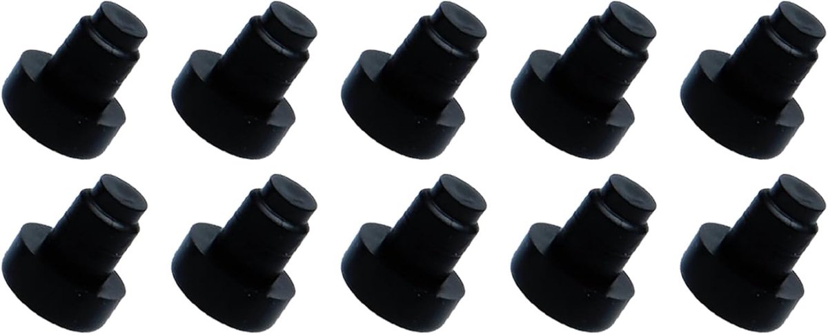 6 mm bumpergeleiding, 20 stuks, zacht pvc, voor deuren, terrassen, kasten, meubels, helder