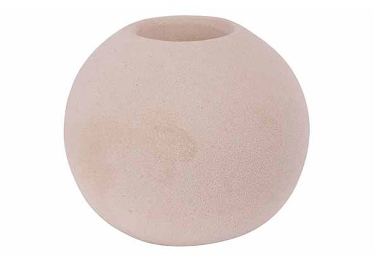 Theelichthouder Rough Zand 11,8x11,8xh11 ,8cm Bol Dolomiet