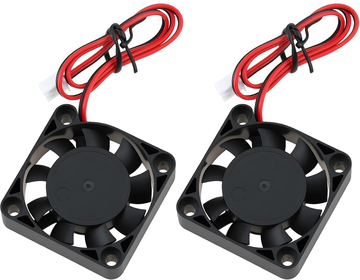 2 stks 5VDC Borstelloze Axiale Ventilator EB40100S2-999 voor Routers Set-Top Dozen 40 x 40 x 10mm
