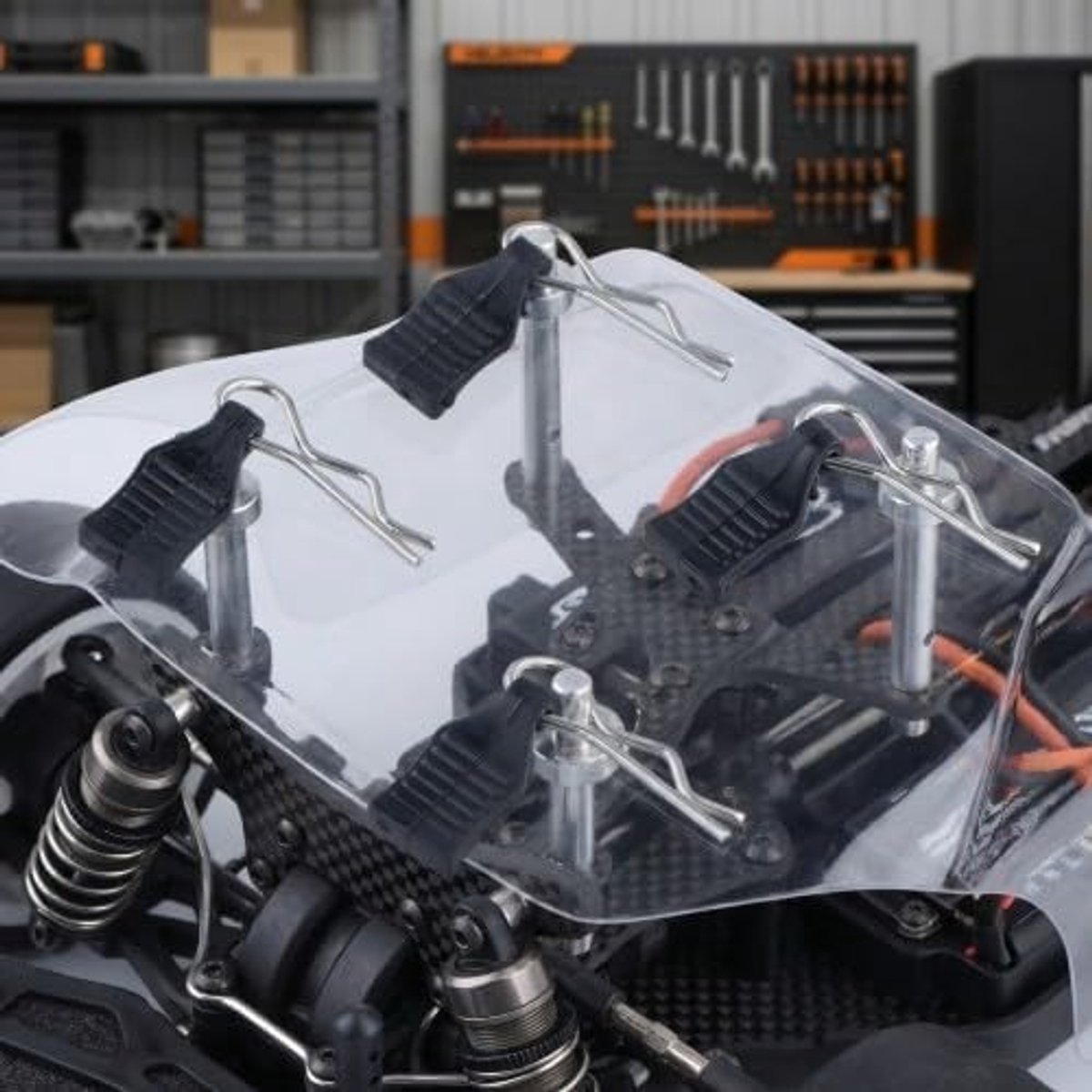 12 stuks carrosserieclips van metaal, auto-accessoires, geschikt voor RC modelbouw, universele bevestigingsklemmen, compatibel met 1/10, 1/12, 1/16 voertuigchassis