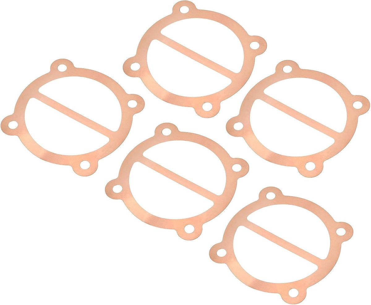 Luchtcompressor Hoofd Pakking Kit, 5 Pack 65mm Koperen Pakking Vervanging voor 65mm Dia. Cilinder