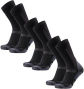 DANISH ENDURANCE Wandelsokken - Ademend Merino Wol met Blarenbescherming - Unisex - 3 Paar - Maat 48-51