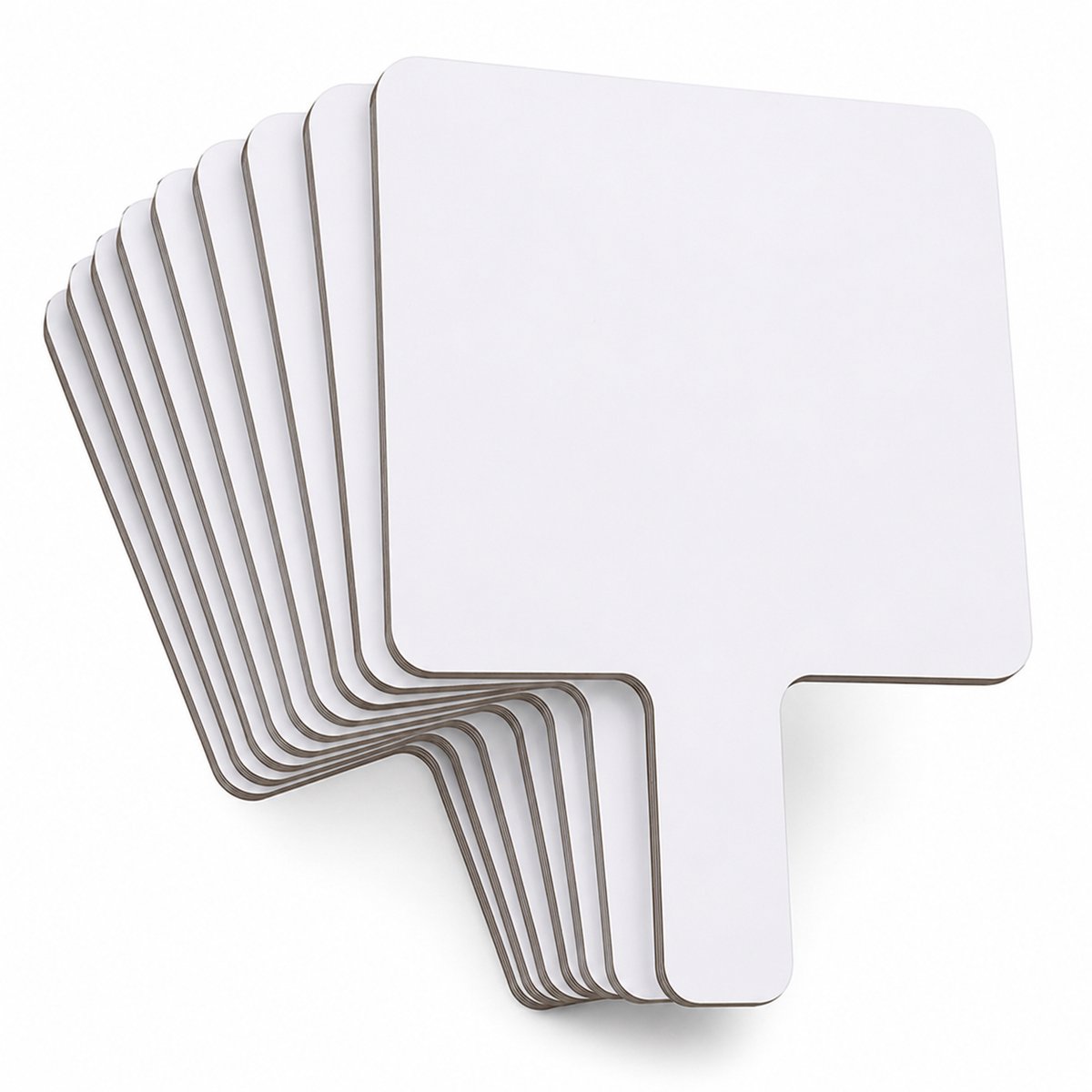 VHV - Mini Whiteboards - 10 Stuks - Dubbelzijdig - Voor Klaslokaal