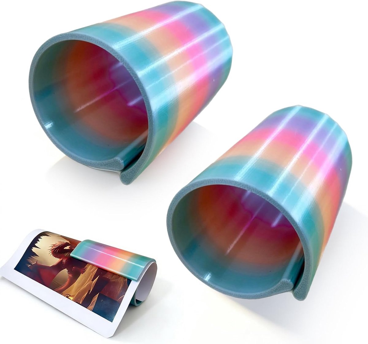 2 stuks Diamond Painting Roller hulpmiddelen, Diamond Canvas Ringen Diamant Houder Rollhulp Art Painting Roller Accessoires Helper voor Canvas Roll Opslag