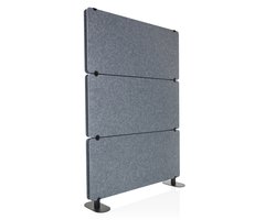 Akoestische scheidingswand / verplaatsbare wand FLEXMIUT EXTEND 175x120x30 cm PET grijs hjh OFFICE