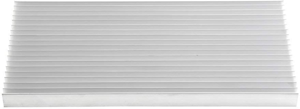 Koellichaam, 1pc Aluminium Led Koellichaam, 300x140x20 mm, Koellichaam, met 19 Vinnen, voor Krachtige Huishoudelijke Led Verlichting of Aquarium Led Apparaten