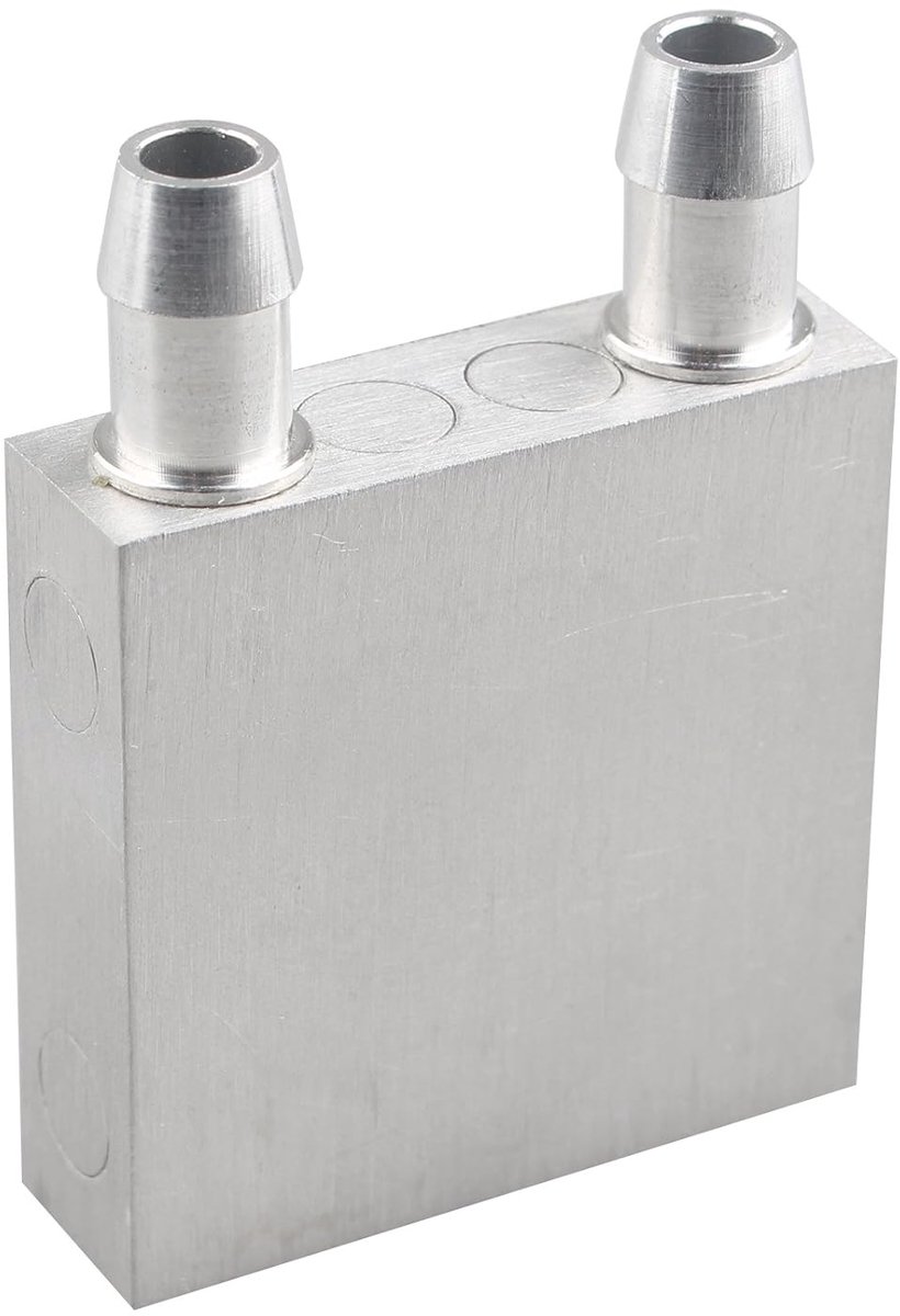 Watergekoelde koellichaam Radiator 40 * 40 * 12mm Aluminium Water Vloeibare Koelmodule Plaat voor CPU Halfgeleider