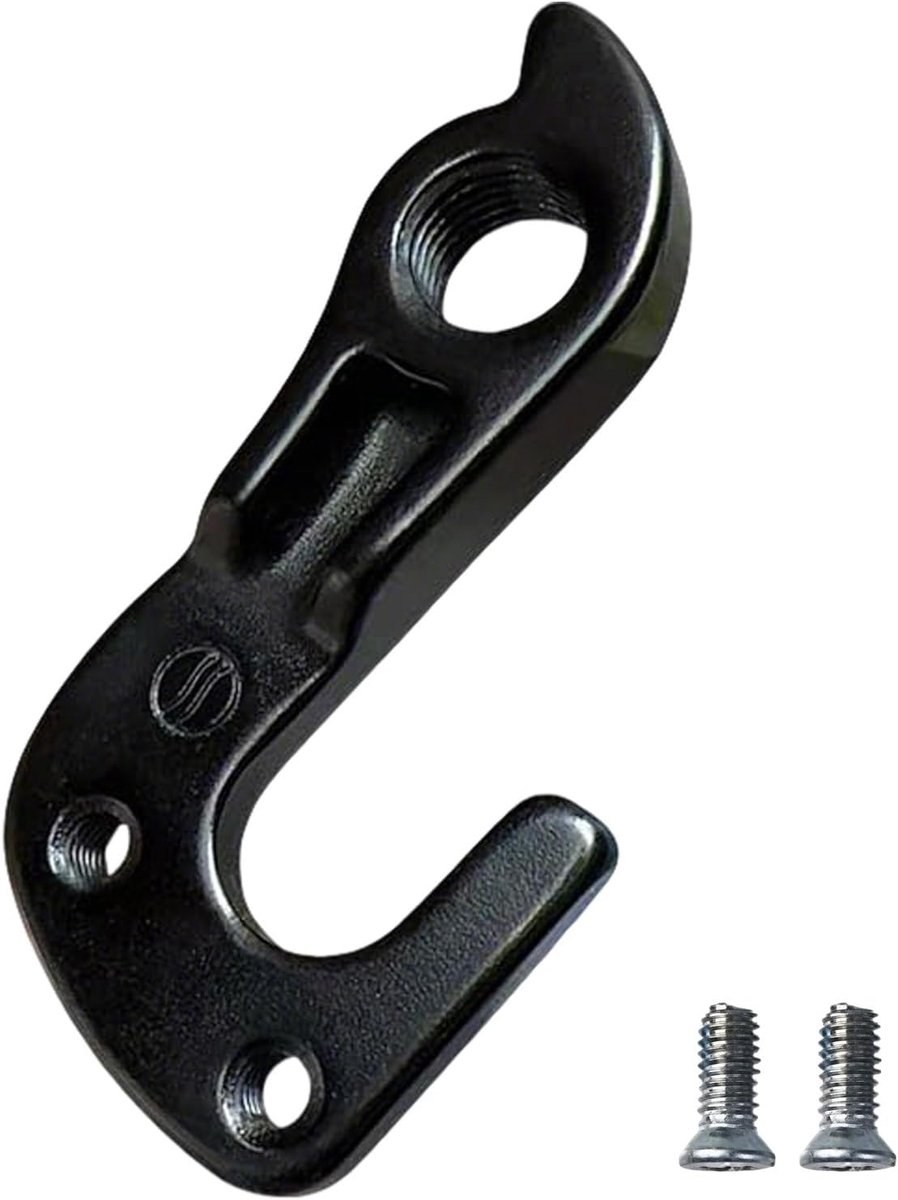 Mech Schakeloog, aluminiumlegering fiets achterhaak, schakelwerkhaak, robuust reserveonderdeel, met 2 schroeven, eenvoudige installatie, voor Cube voor Aim Sl # 10148 mountainbike en